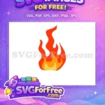 Free Orange Flames Free Yellow Details Fire Free SVG - Instant Download