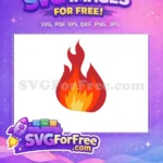 Free Fiery Flames Free Intense Heat Fire Design Free SVG - Instant Download