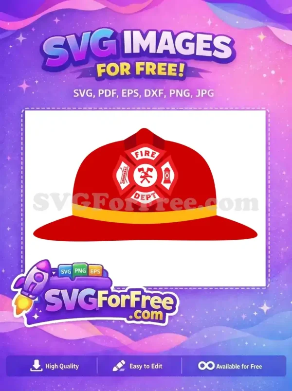 Free Firefighter Helmet Free Maltese Cross Fire Dept Free SVG