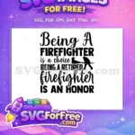 Free Retired Firefighter Choice Free Honor Quote Firefighter Free SVG - Instant Download