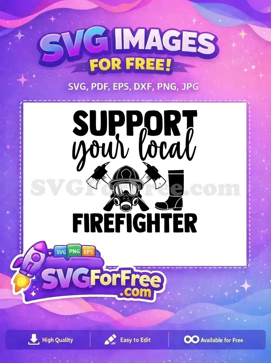 Free Firefighter Helmet Free Axes Support Firefighter Free SVG