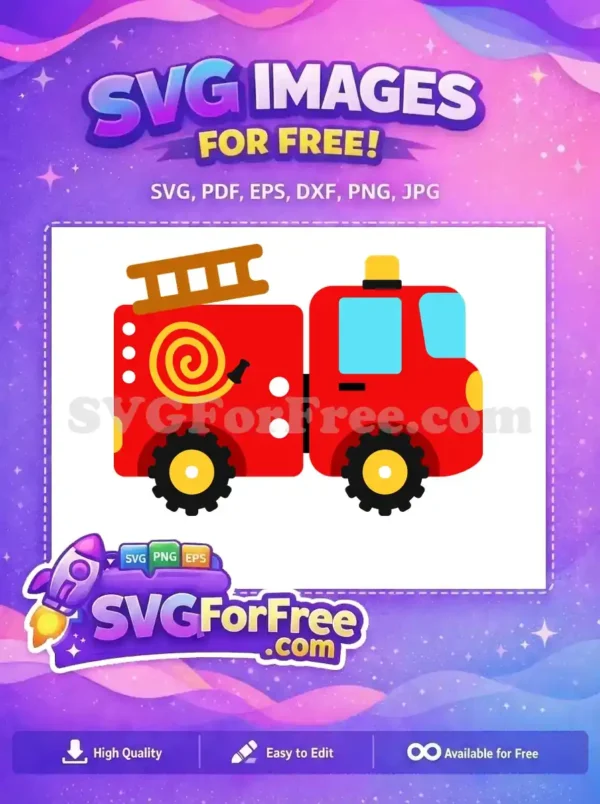 Free Red Ladder Free Yellow Hose Firefighter Quotes Free SVG