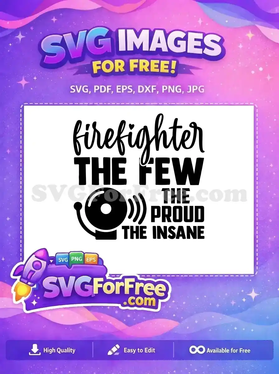 Free Bold Font Free Firefighter Bell The Few Free SVG