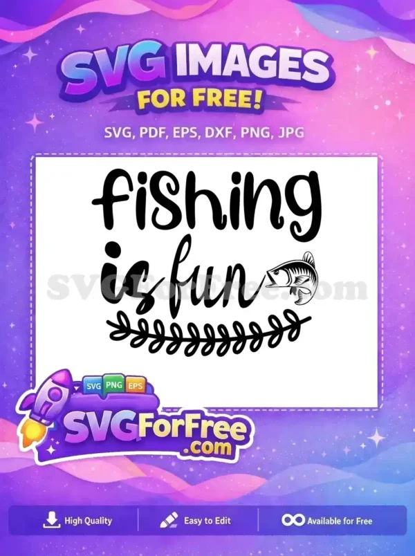 Free Fishing Lure Free Bass Fish Fishing Free SVG 2