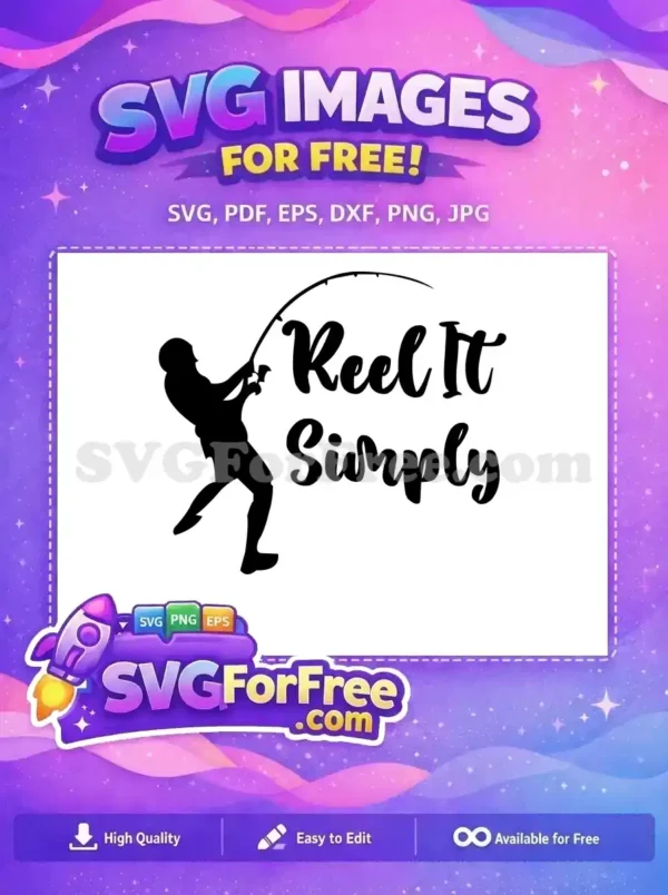 Free Fishing Lure Free Fisherman Silhouette Fishing Quotes Free SVG 1