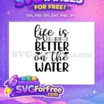 Free Fishing Life Free Water Scene Fishing Quotes Free SVG - Instant Download