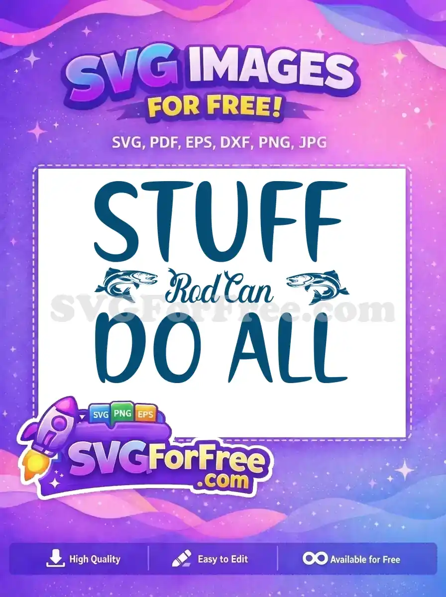 Free Fish Detail Free Rod Can Quote Free SVG