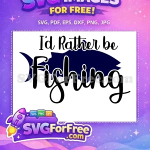 Free Blue Fish Free Fishing Quote Silhouette Free SVG Free Blue Fish Free Fishing Quote Silhouette Free SVG