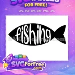 Free Fishing Quote Free Fisherman Bait Fishing Free SVG 1 - Instant Download