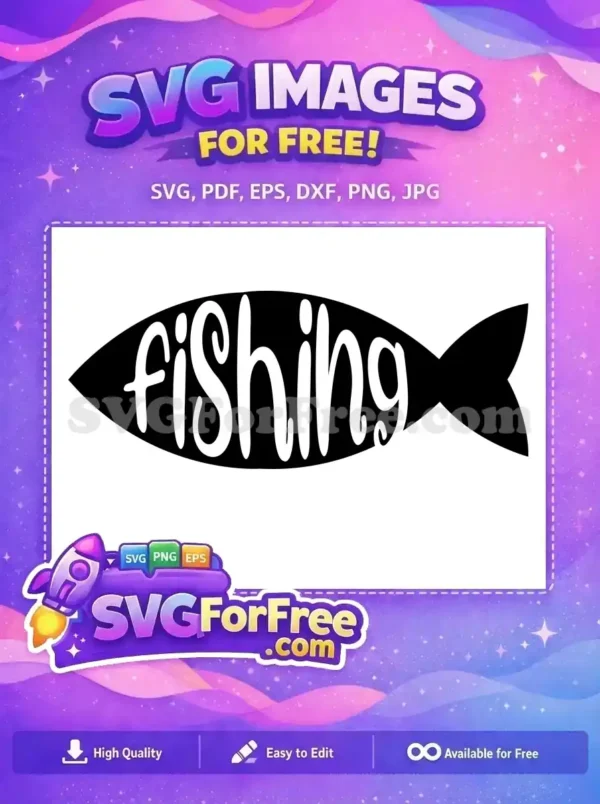 Free Fishing Quote Free Fisherman Bait Fishing Free SVG 1