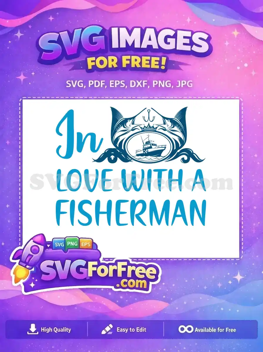Free Marlin Waves Free Fishing Boat In Love Free SVG