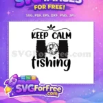 Free Fish Silhouette Free Fishing Quote Fisherman Free SVG 1 - Instant Download