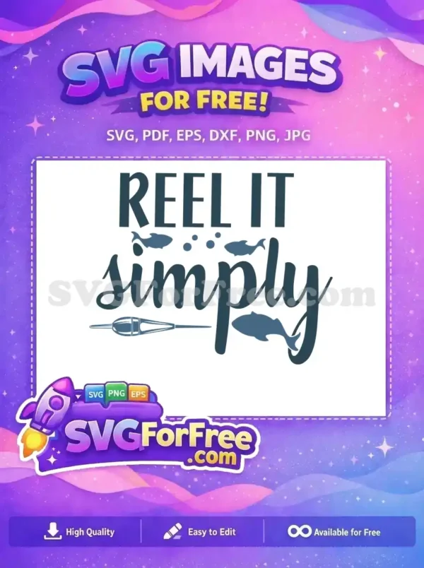 Free Fish Bubbles Free Simply Reel Fishing Free SVG