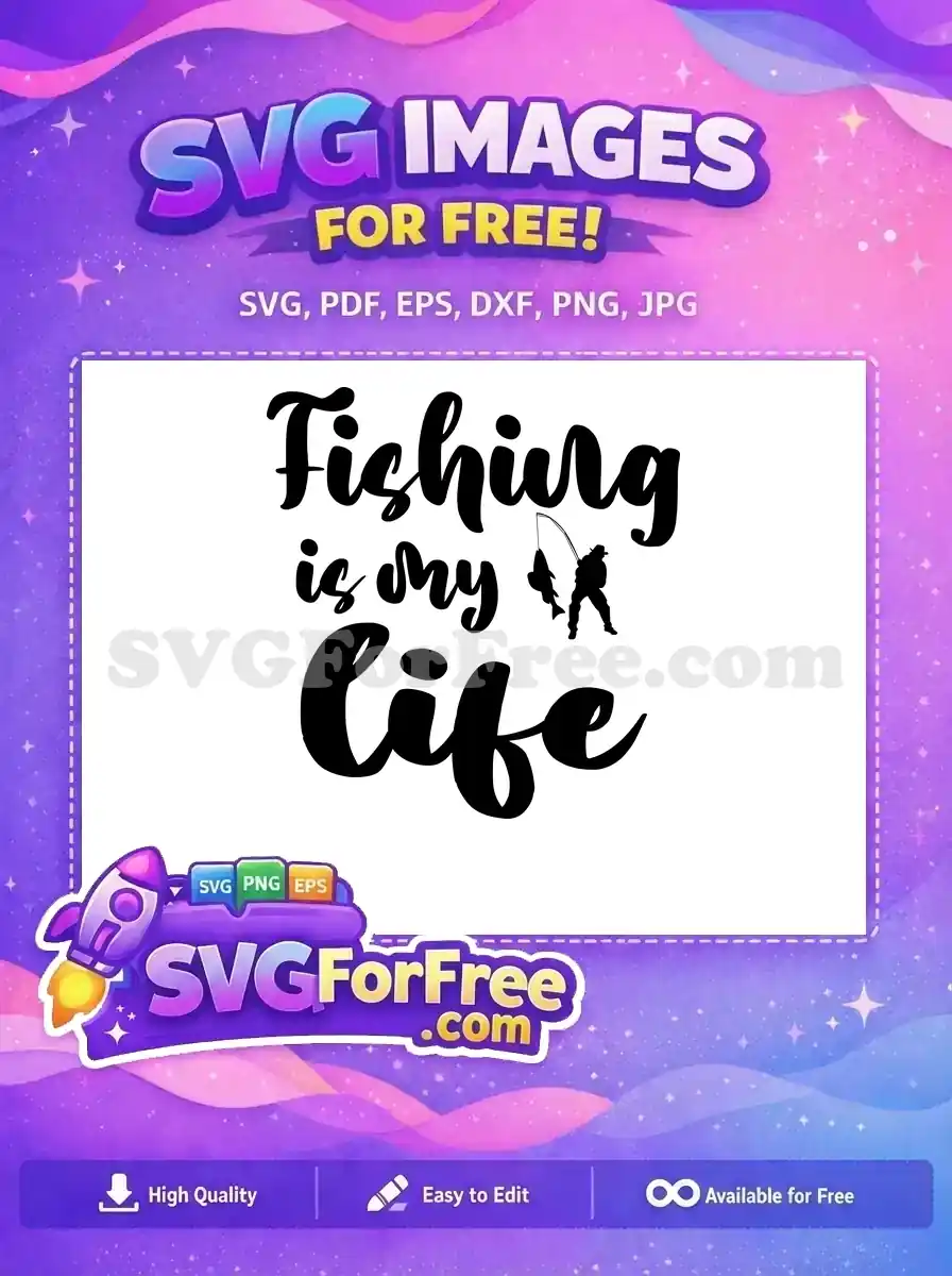 Free Fisherman Silhouette Free Fishing Quote Fisherman Free SVG 1