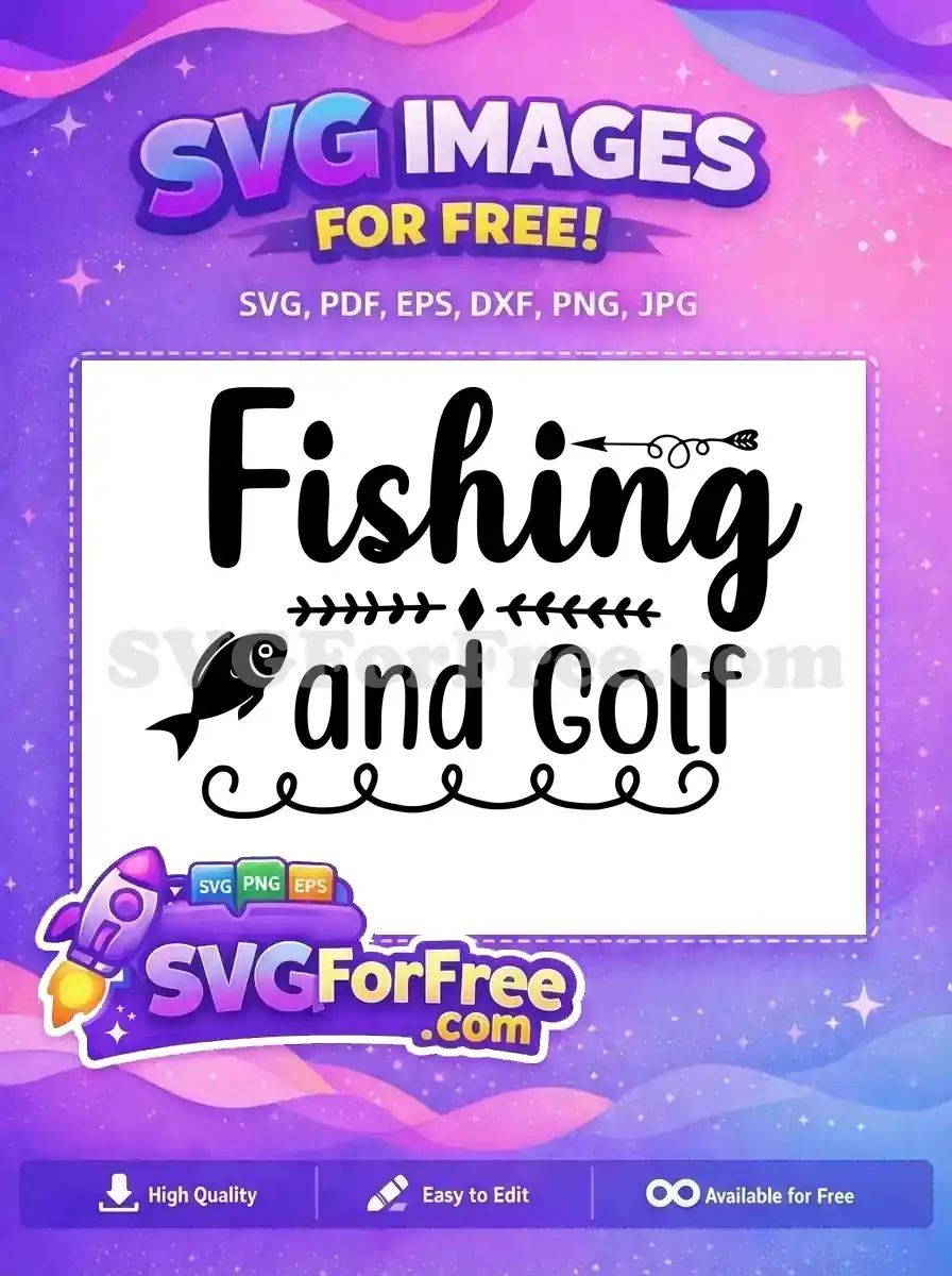 Free Fish Arrow Free Decorative Fishing and Golf Free SVG