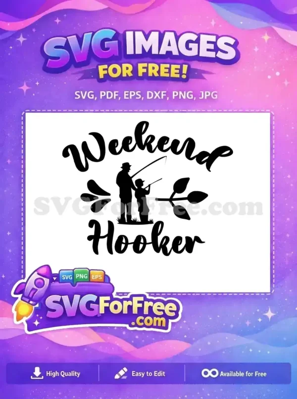 Free Fishing Rod Free Fish Silhouette Fishing Quotes Free SVG 1