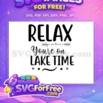 Free Relax Arrows Heart Free Lake Time Fishing Free SVG - Instant Download
