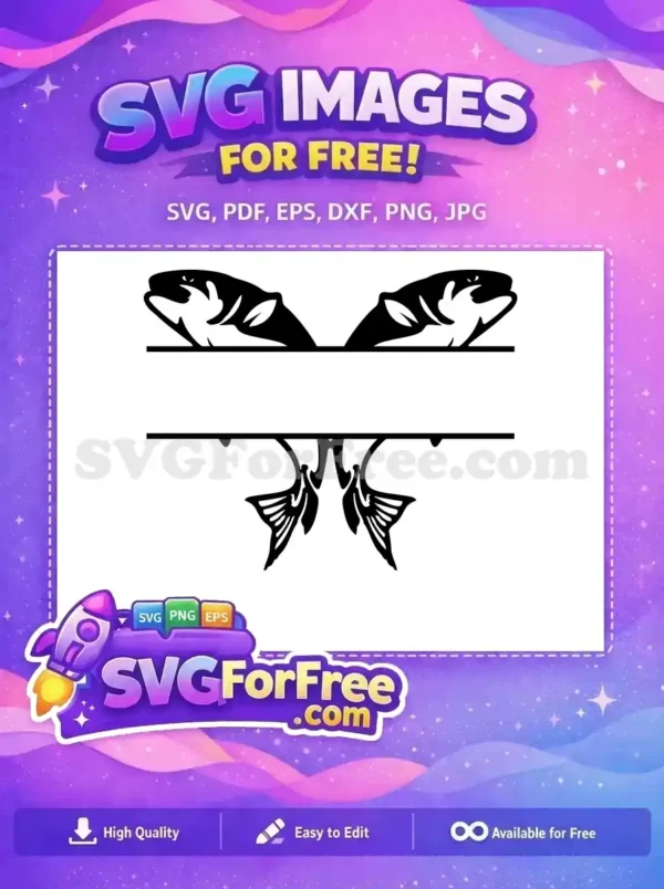 Free Fish Silhouette Free Fishing Quote Angler Free SVG