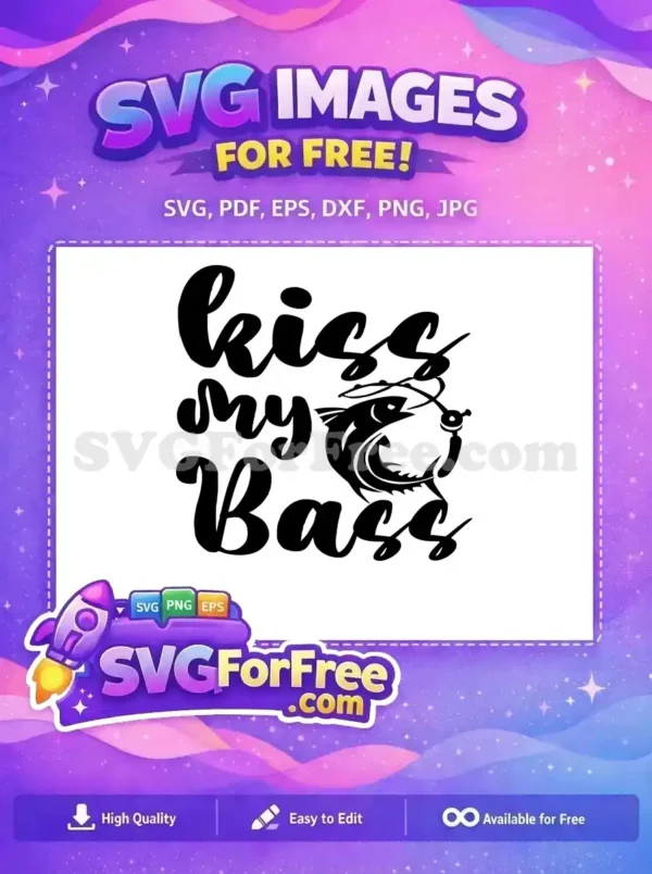 Free Fishing Lure Free Bass Fish Fishing Free SVG 10