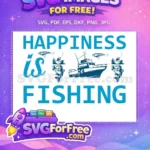 Free Angler Catch Free Fishing Boat Happiness Free SVG - Instant Download