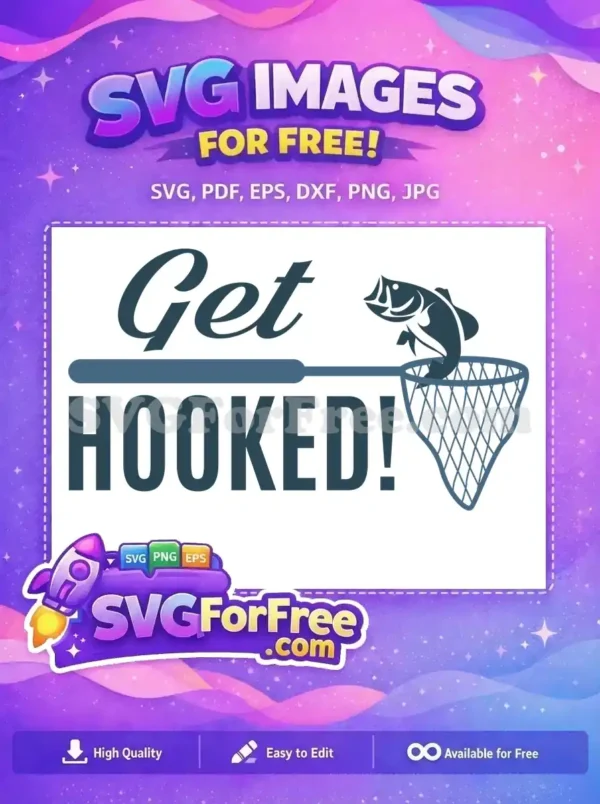 Free Jumping Fish Free Get Hooked Fishing Free SVG