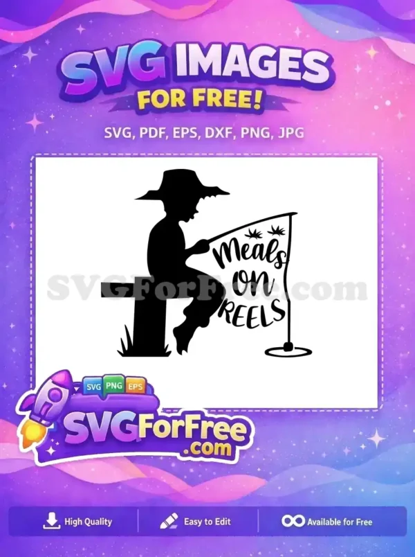 Free Fishing Lure Free Fisherman Quote Silhouette Free SVG 2