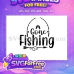 Free Gone Fishing Rods Free Arrow Tail Fishing Free SVG - Instant Download
