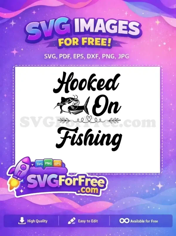 Free Fishing Rod Free Fish Hook Fishing Quotes Free SVG 8