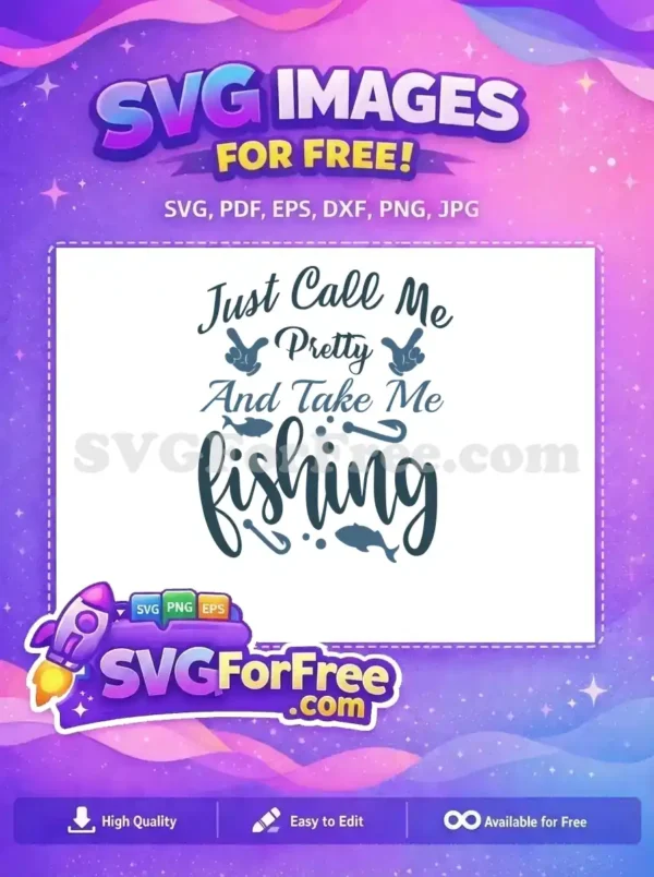 Free Hand Gesture Free Fishing Hook Just Call Me Pretty Free SVG