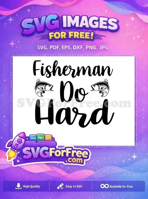 Free Bass Fish Free Fisherman Silhouette Fishing Free SVG 3