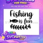 Free Bass Fish Free Fishing Quote Funny Fisherman Free SVG - Instant Download