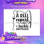 Free Fishing Reel Free Tackle Expert Fishing Free SVG - Instant Download