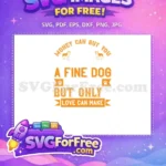 Free Bulldog Quote Free Wag Tail Love Free SVG - Instant Download
