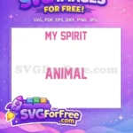 Free Pink Spirit Free Animal Quote Flamingo Free SVG - Instant Download