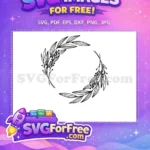 Free Floral Elements Free Wreath Design Category 1 Free SVG 1 - Instant Download