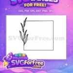 Free Intricate Floral Free Wreath Design Floral Free SVG 3 - Instant Download