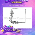 Free Detailed Floral Free Wreath Intricate Design Free SVG 1 - Instant Download