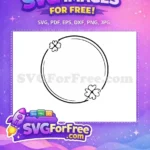 Free Intricate Floral Free Wreath Designs Category 1 Free SVG - Instant Download