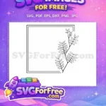 Free Floral Elements Free Vine Accent Floral Wreath Free SVG - Instant Download