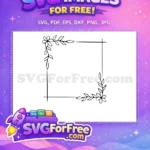 Free Floral Outline Free Wreath Design Category 1 Free SVG - Instant Download