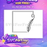 Free Floral Design Free Wreath Element Simple Free SVG - Instant Download