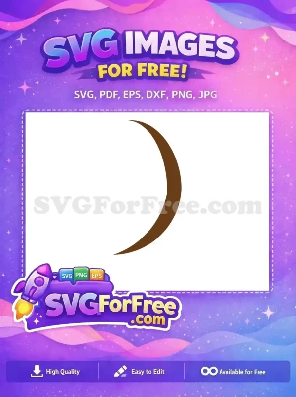 Free Simple Brown Flourish Free Minimalist Shape Free SVG
