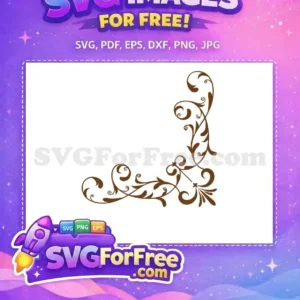 Free Brown Corner Flourish Free Elegant Design Free SVG Free Brown Corner Flourish Free Elegant Design Free SVG