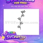 Free Intricate Flowers Free Botanical Silhouette Design Free SVG - Instant Download