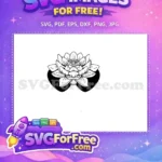 Free Floral Design Free Flower SVG Background Free SVG - Instant Download