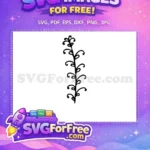 Free Intricate Floral Free Botanical Pattern Design Free SVG - Instant Download