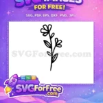 Free Intricate Floral Free Petal Design Flower Free SVG - Instant Download