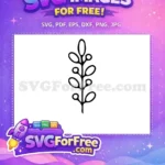 Free Intricate Floral Free Swirls Design Flowers Free SVG 2 - Instant Download