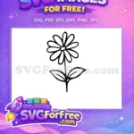 Free Intricate Floral Free Botanical Art Flowers Free SVG 2 - Instant Download