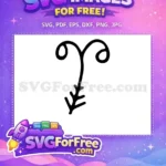 Free Floral Design Free Flower Pattern Silhouette Free SVG - Instant Download